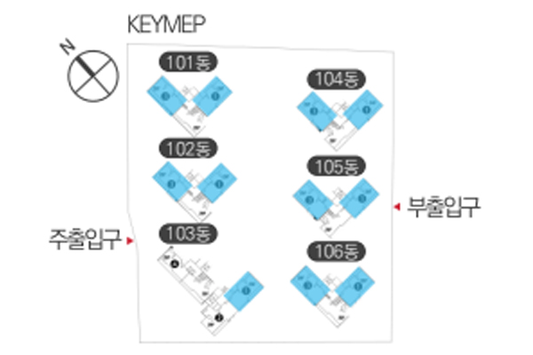 84㎡ A 타입 키맵